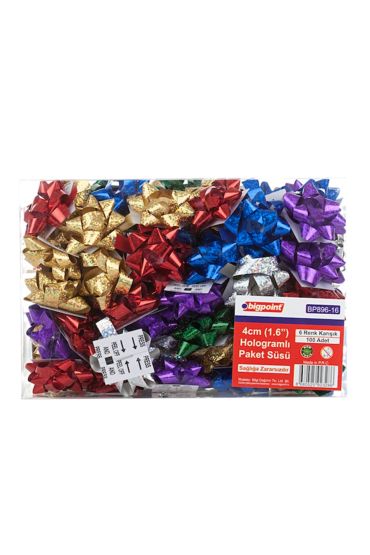 Bigpoint Paket Süsü Hologram 4cm 100'lü