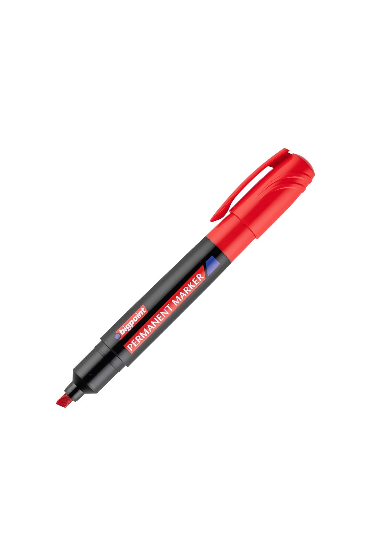 Bigpoint Permanent Markör Jumbo Kesik Uç Kırmızı 12'li Kutu