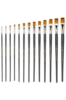 Bigpoint 200F Serisi Sentetik Kıl Düz Kesik Fırça No: 24 12'li Kutu