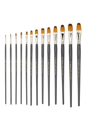 Bigpoint 200KF Serisi Sentetik Kıl Kedi Dili Fırça No: 18 12'li Kutu