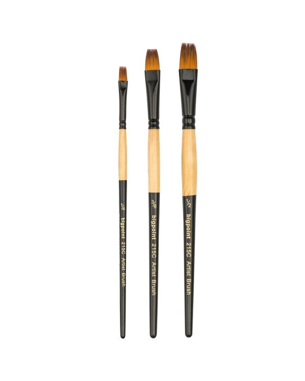 Bigpoint 215C Serisi Sentetik Kıl Tarak Fırça No: 3/8 12'li Kutu