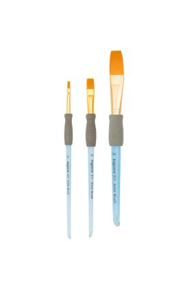 Bigpoint 511 Serisi Sentetik Kıl Akrilik Sap Düz Kesik Fırça No: 10 12'li Kutu