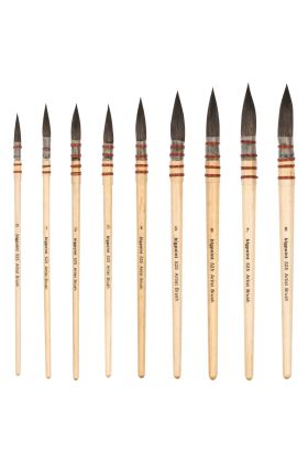 Bigpoint 525 Serisi Sincap Kılı Yuvarlak Fırça No: 3 6'lı Kartela