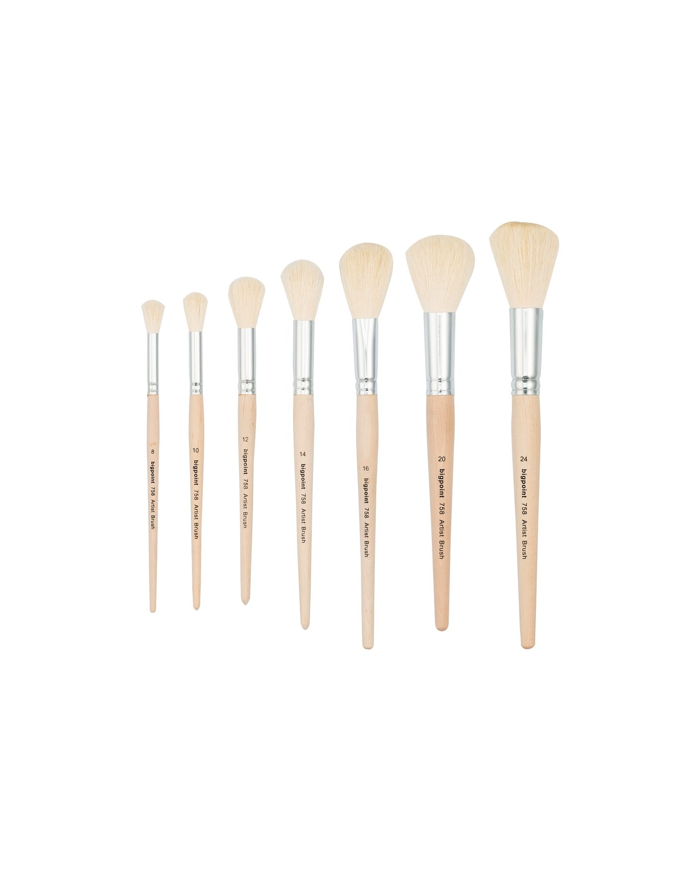 Bigpoint 758 Serisi Mop Ponpon Fırça No: 10 12'li Kutu