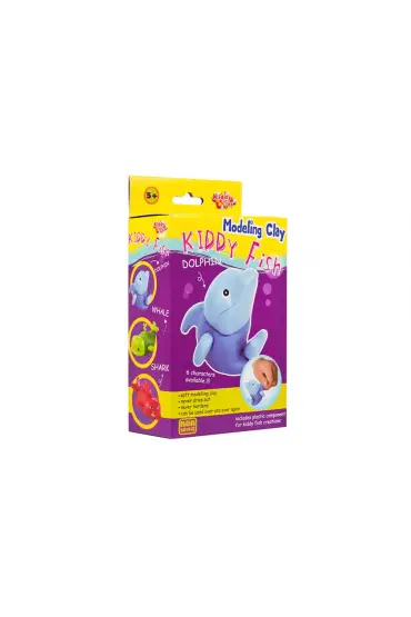 Kiddy Clay 12 Model Hamur + Balık Kalıpları (6 Farklı Balık Seti)