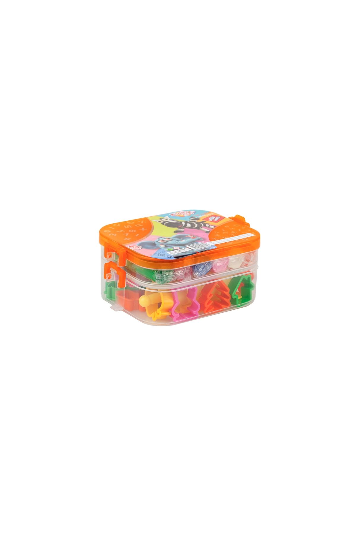Kiddy Clay Kurumayan Model Hamur 7 Renk 380 Gram + 16 Kalıp + 1 Merdane