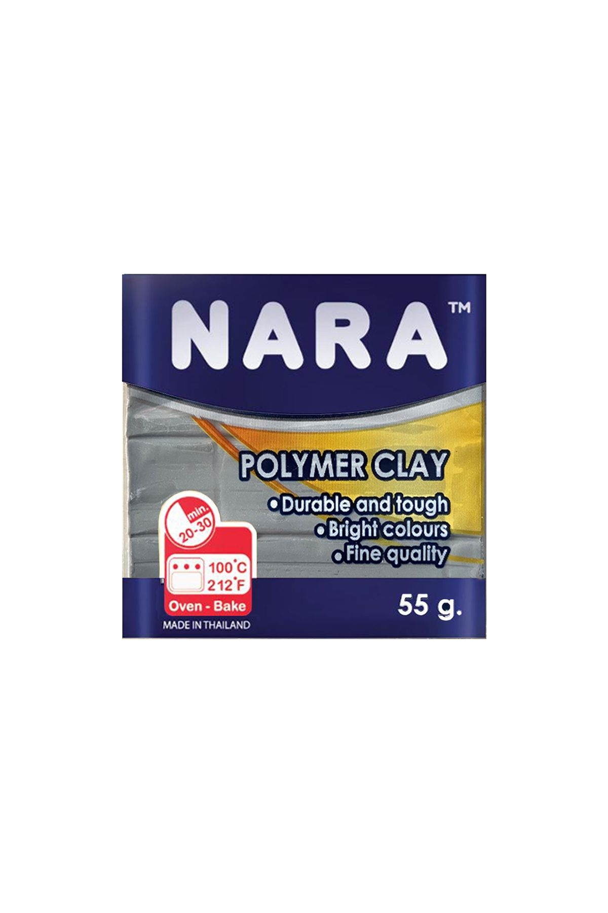 Nara Polimer Kil 55 Gram PM25 Metallic Grey 6'lı Şirink
