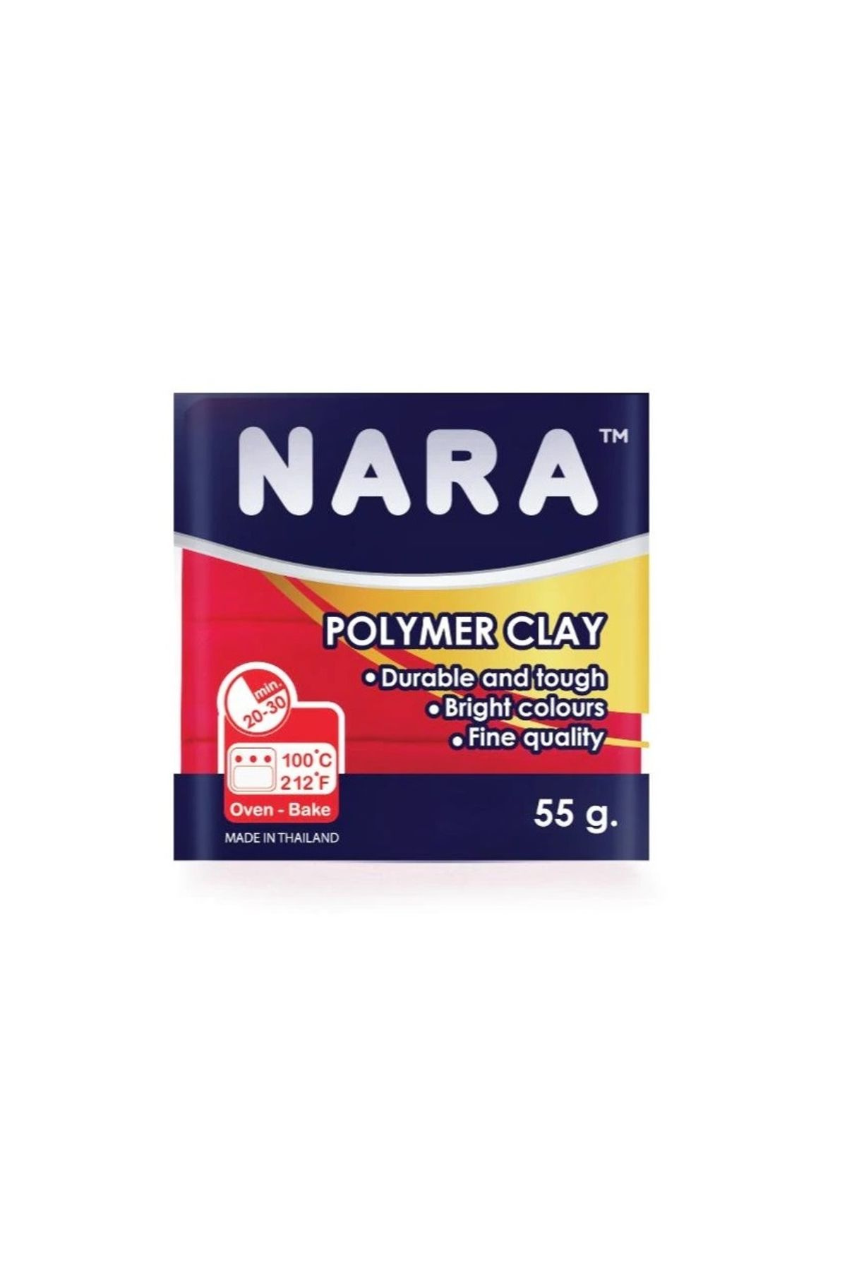 Nara Polimer Kil 55 Gram PM48 Primary Red 6'lı Şirink