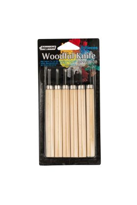 Bigpoint Ahşap Oyma 6'lı Set (Woodful/Graver Knife)