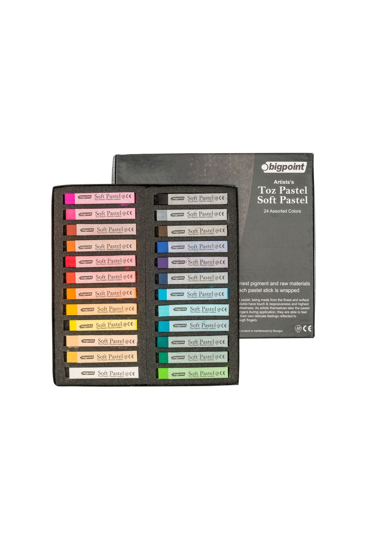 Bigpoint Artists's Toz(Soft) Pastel Boya 24 Renk