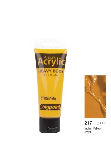 Bigpoint Akrilik Boya 75 ml Indian Yellow 217