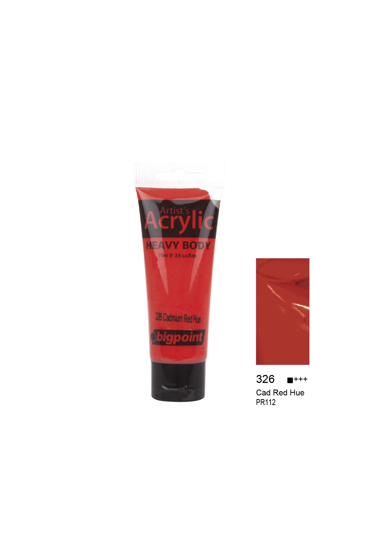 Bigpoint Akrilik Boya 75 ml Cad Red Hue 326