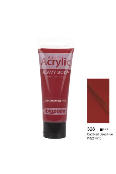 Bigpoint Akrilik Boya 75 ml Cad Red Deep Hue 328