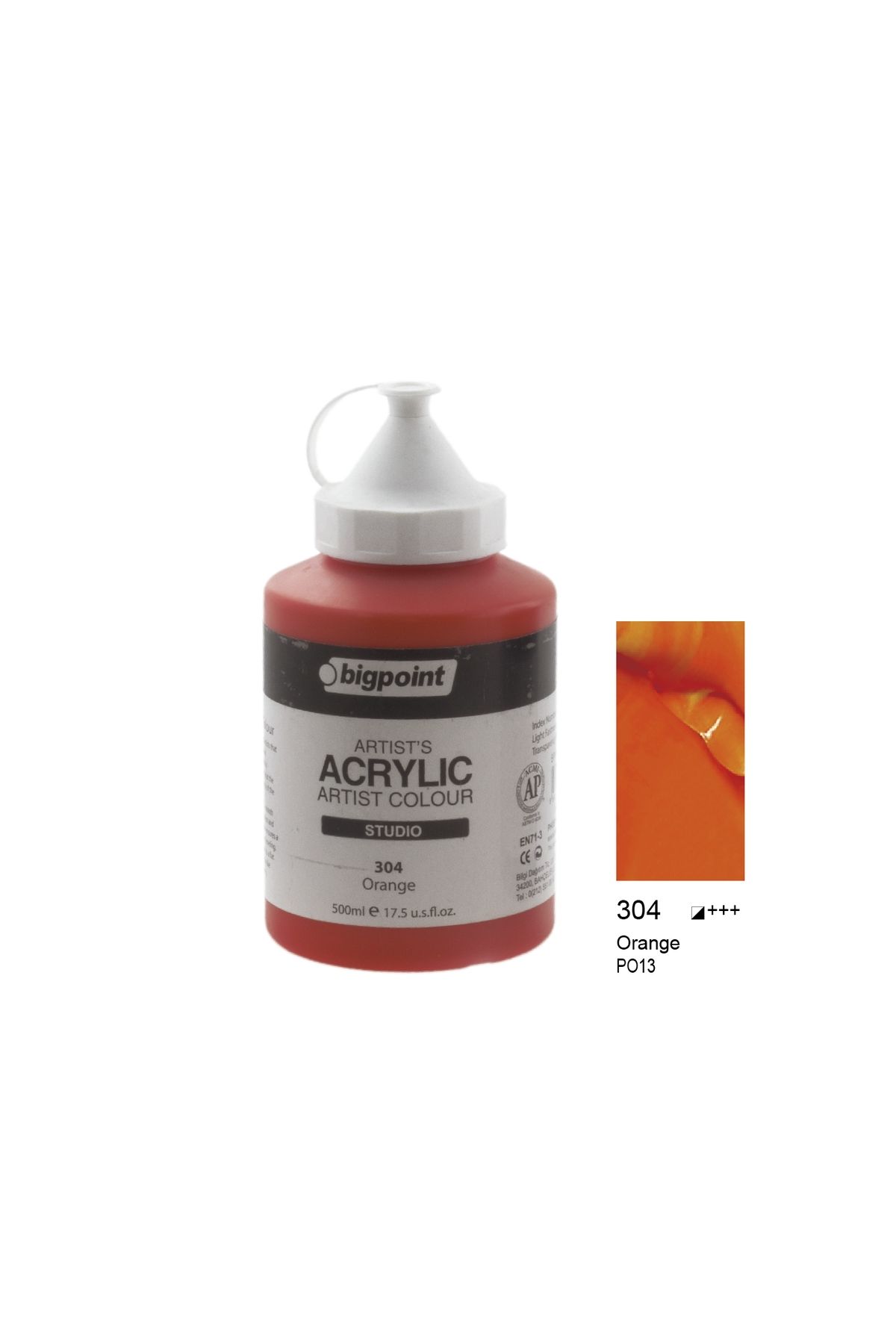 Bigpoint Akrilik Boya 500 ml Orange 304