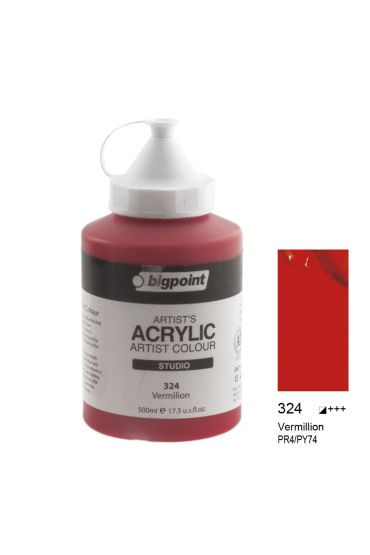 Bigpoint Akrilik Boya 500 ml Vermilion 324