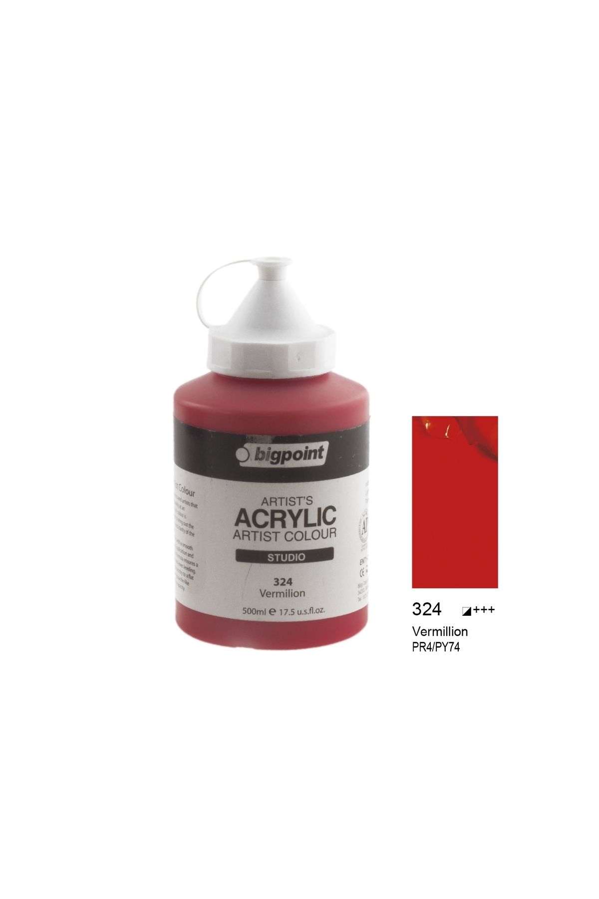 Bigpoint Akrilik Boya 500 ml Vermilion 324