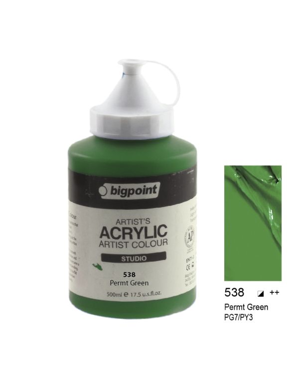 Bigpoint Akrilik Boya 500 ml Perm Green 538