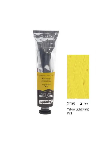 Bigpoint Yağlı Boya 45 ml Yellow Light(Pale) 216 6'lı Kutu