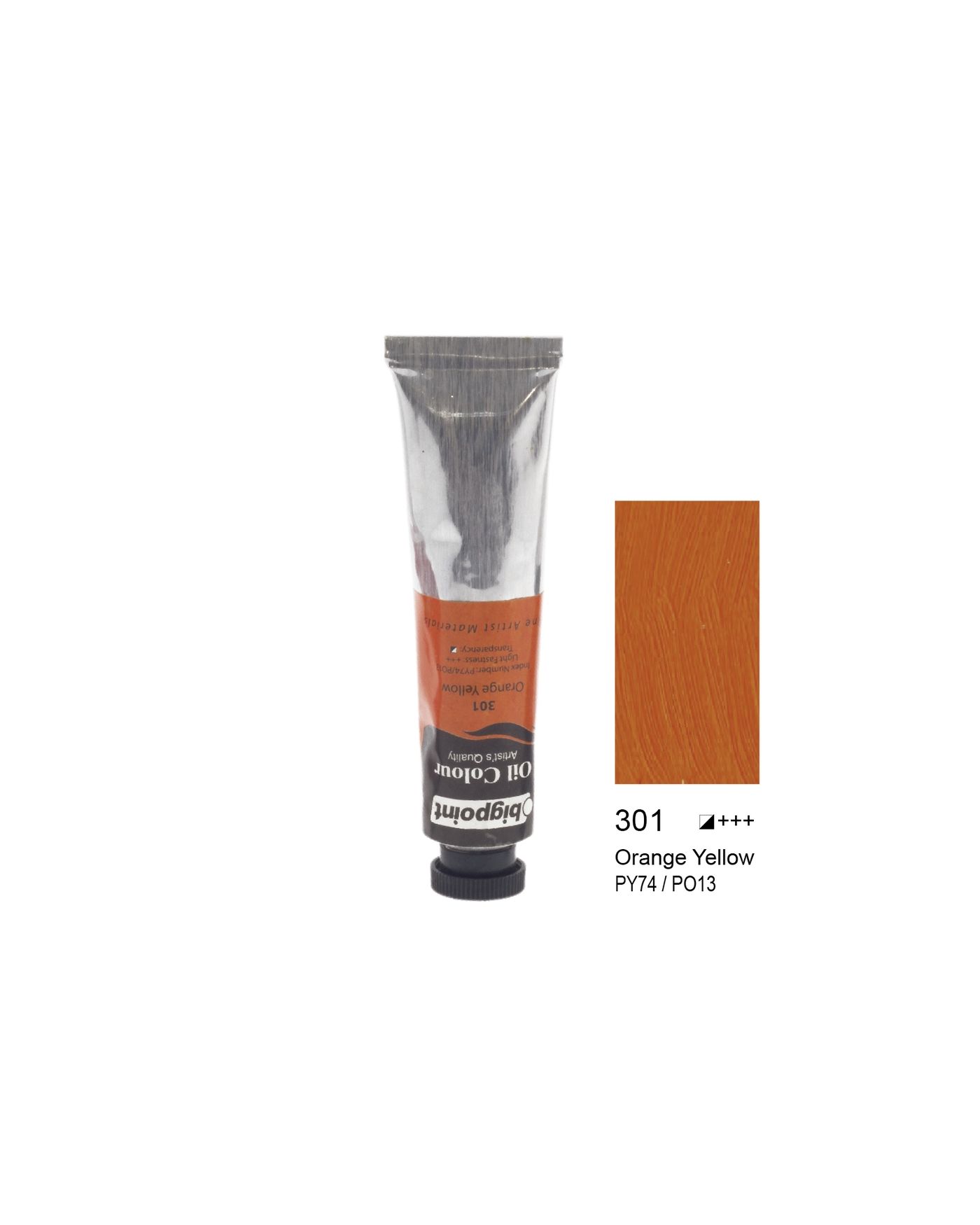 Bigpoint Yağlı Boya 45 ml Orange Yellow 301 6'lı Kutu