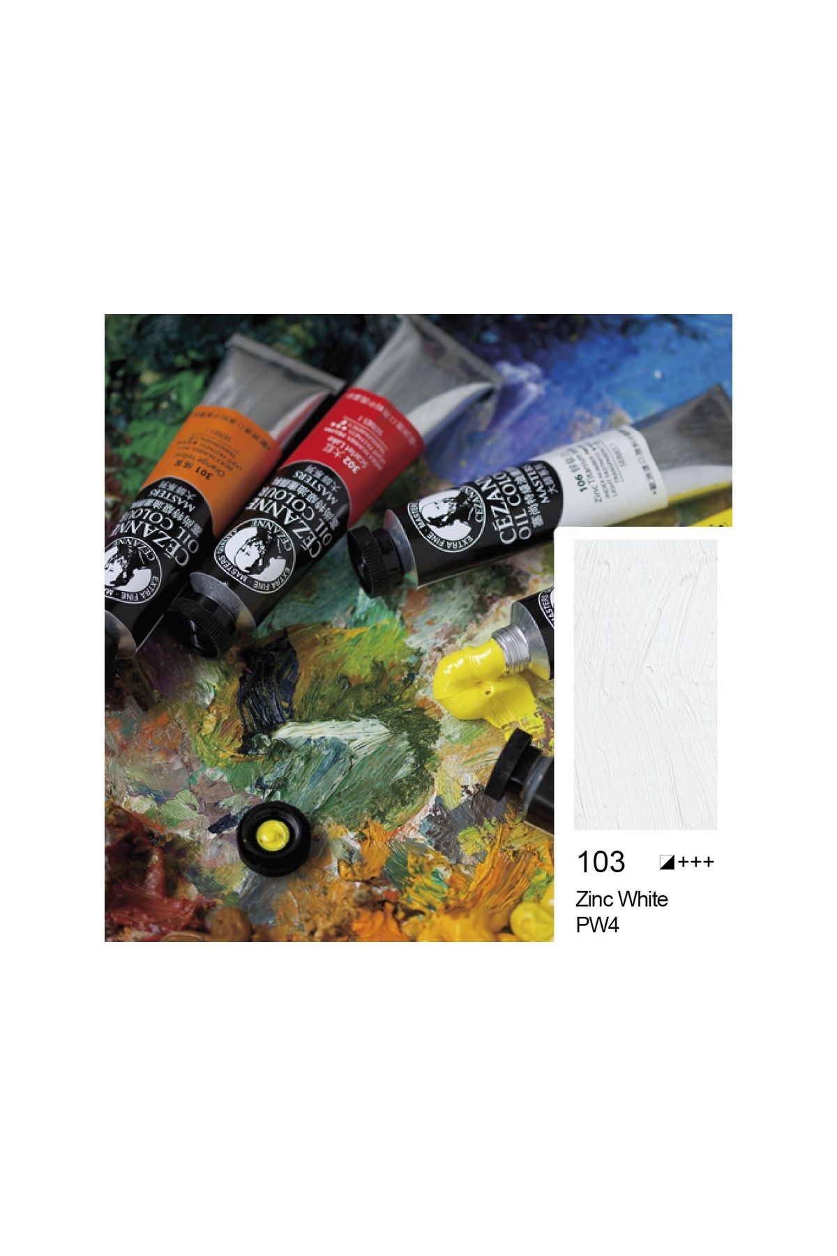 Bigpoint Cezanne Extra Fine Yağlı Boya 45 ml Zinc White 103 6'lı Kutu