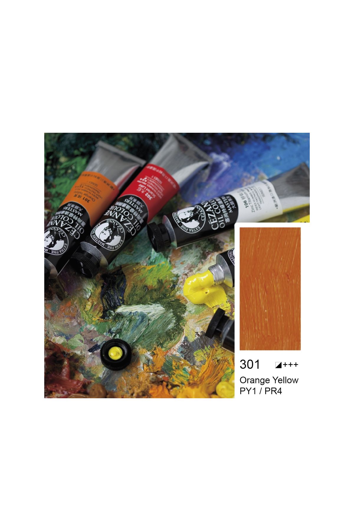 Bigpoint Cezanne Extra Fine Yağlı Boya 45 ml Orange Yellow 301 6'lı Kutu