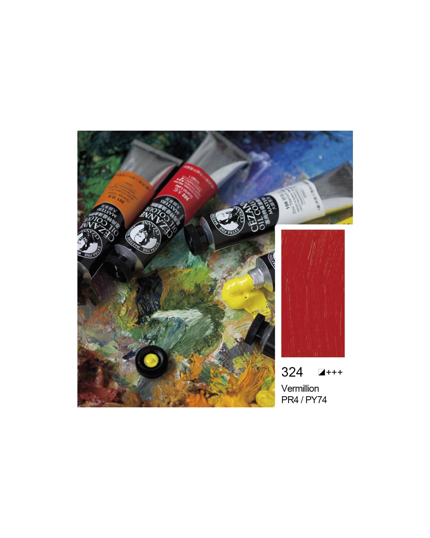 Bigpoint Cezanne Extra Fine Yağlı Boya 45 ml Vermillion 324 6'lı Kutu