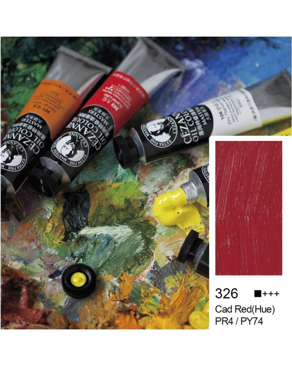 Bigpoint Cezanne Extra Fine Yağlı Boya 45 ml Cad Red Hue 326 6'lı Kutu