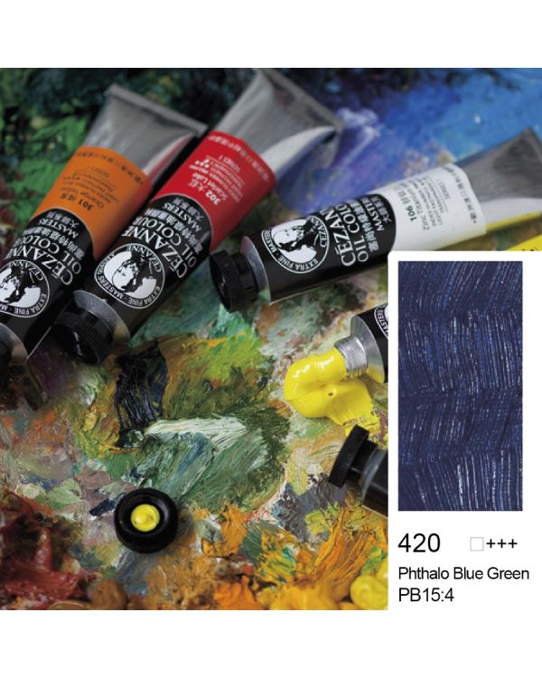 Bigpoint Cezanne Extra Fine Yağlı Boya 45 ml Phthalo Blue Green 420 6'lı Kutu