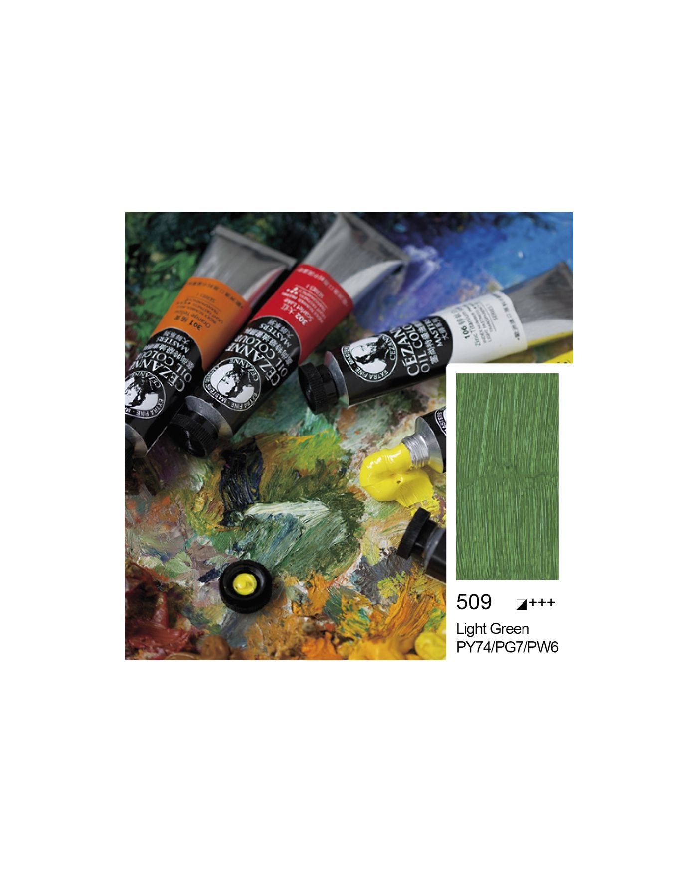 Bigpoint Cezanne Extra Fine Yağlı Boya 45 ml Light Green 509 6'lı Kutu