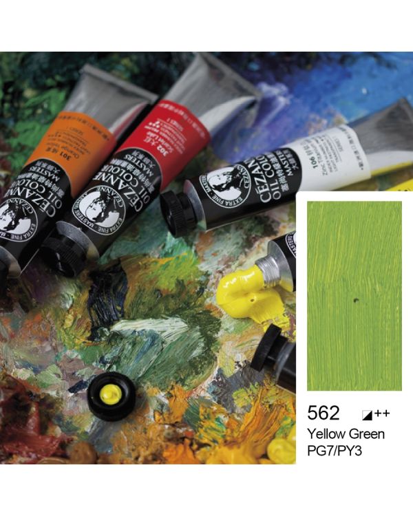 Bigpoint Cezanne Extra Fine Yağlı Boya 45 ml Yellow Green 562 6'lı Kutu