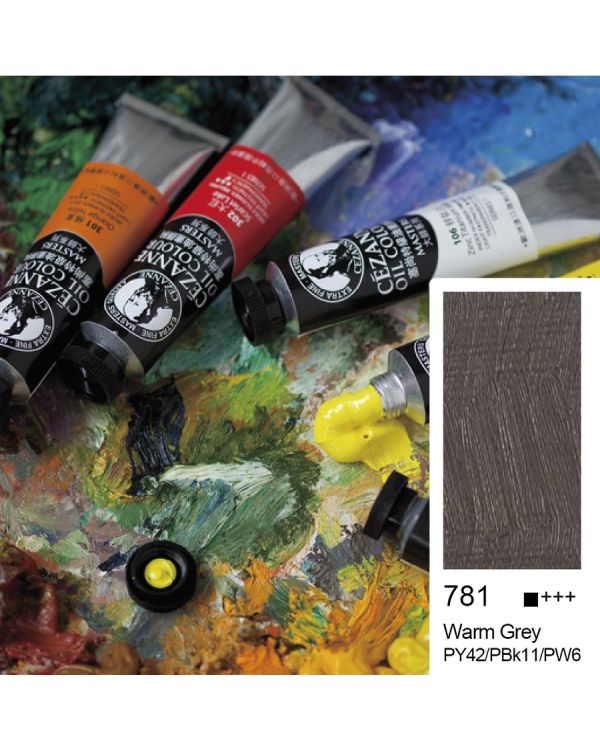 Bigpoint Cezanne Extra Fine Yağlı Boya 45 ml Warm Grey 781 6'lı Kutu