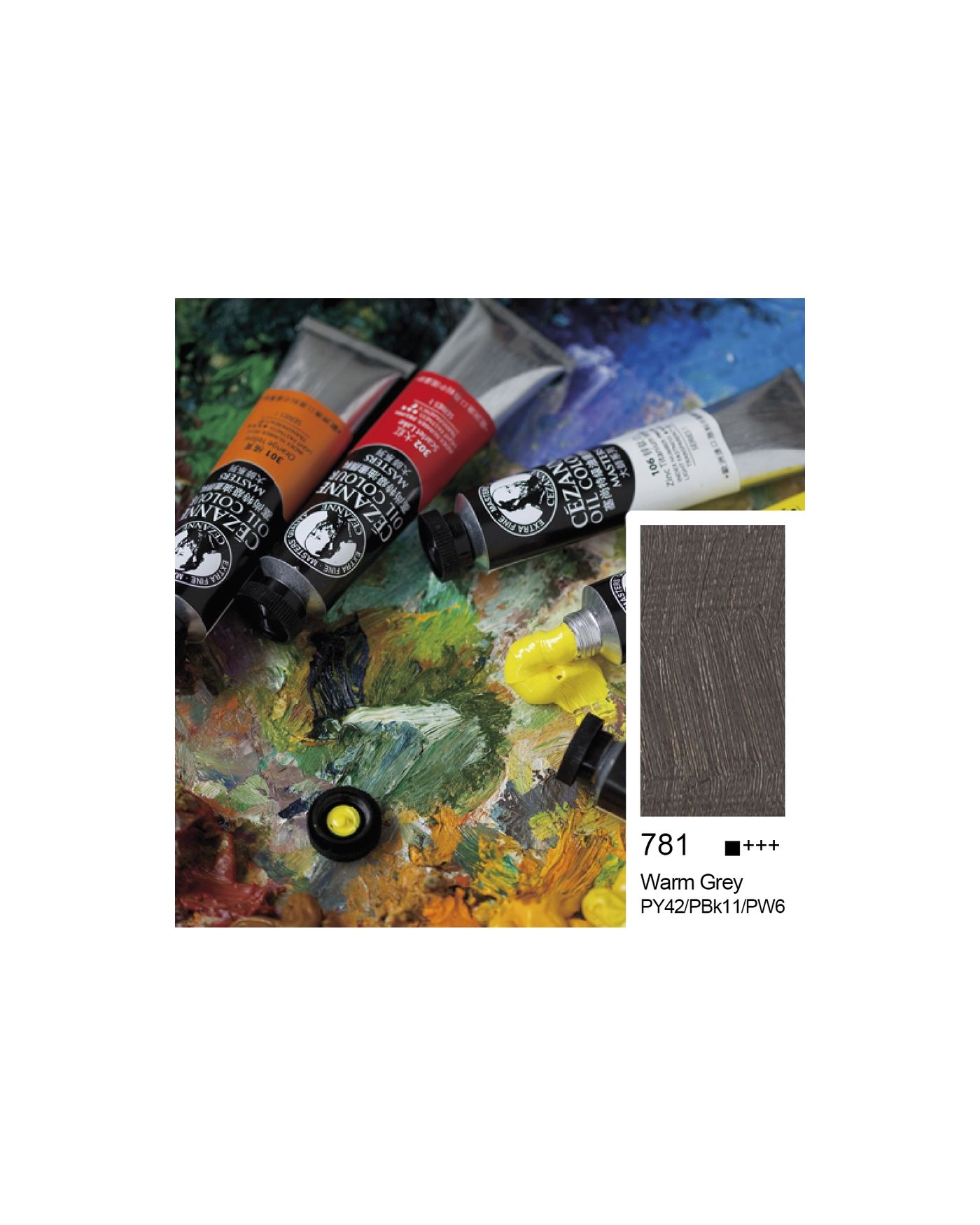 Bigpoint Cezanne Extra Fine Yağlı Boya 45 ml Warm Grey 781 6'lı Kutu