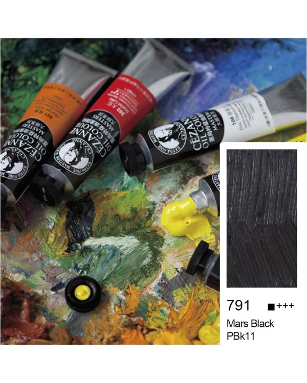 Bigpoint Cezanne Extra Fine Yağlı Boya 45 ml Mars Black 791 6'lı Kutu