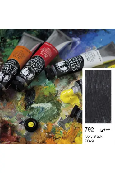 Bigpoint Cezanne Extra Fine Yağlı Boya 45 ml Ivory Black 792 6'lı Kutu