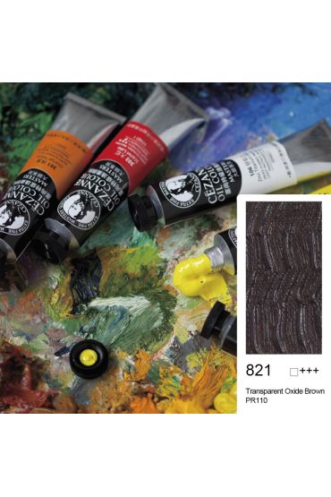 Bigpoint Cezanne Extra Fine Yağlı Boya 45 ml Transparent Oxide Brown 821 6'lı Kutu