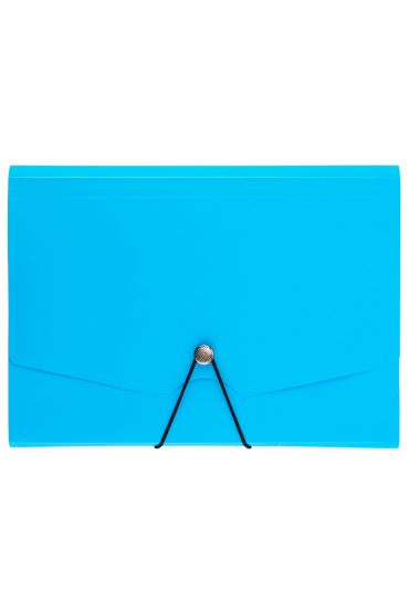 Lotte Körüklü Dosya 13 Cepli Lastikli A4 Şeffaf Renkli