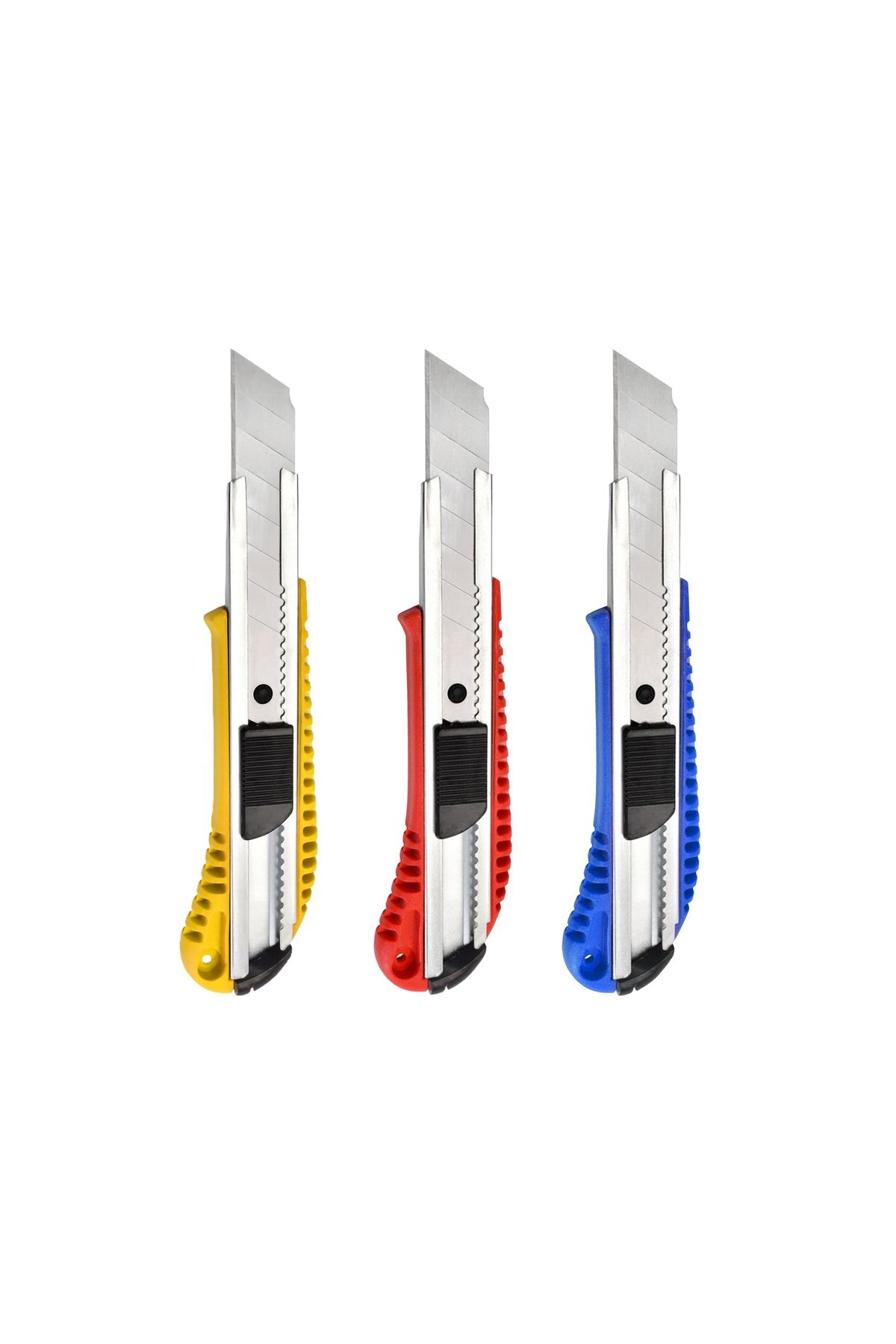 Lotte Maket Bıçağı Geniş Metal Ağızlı 24'lü Stand