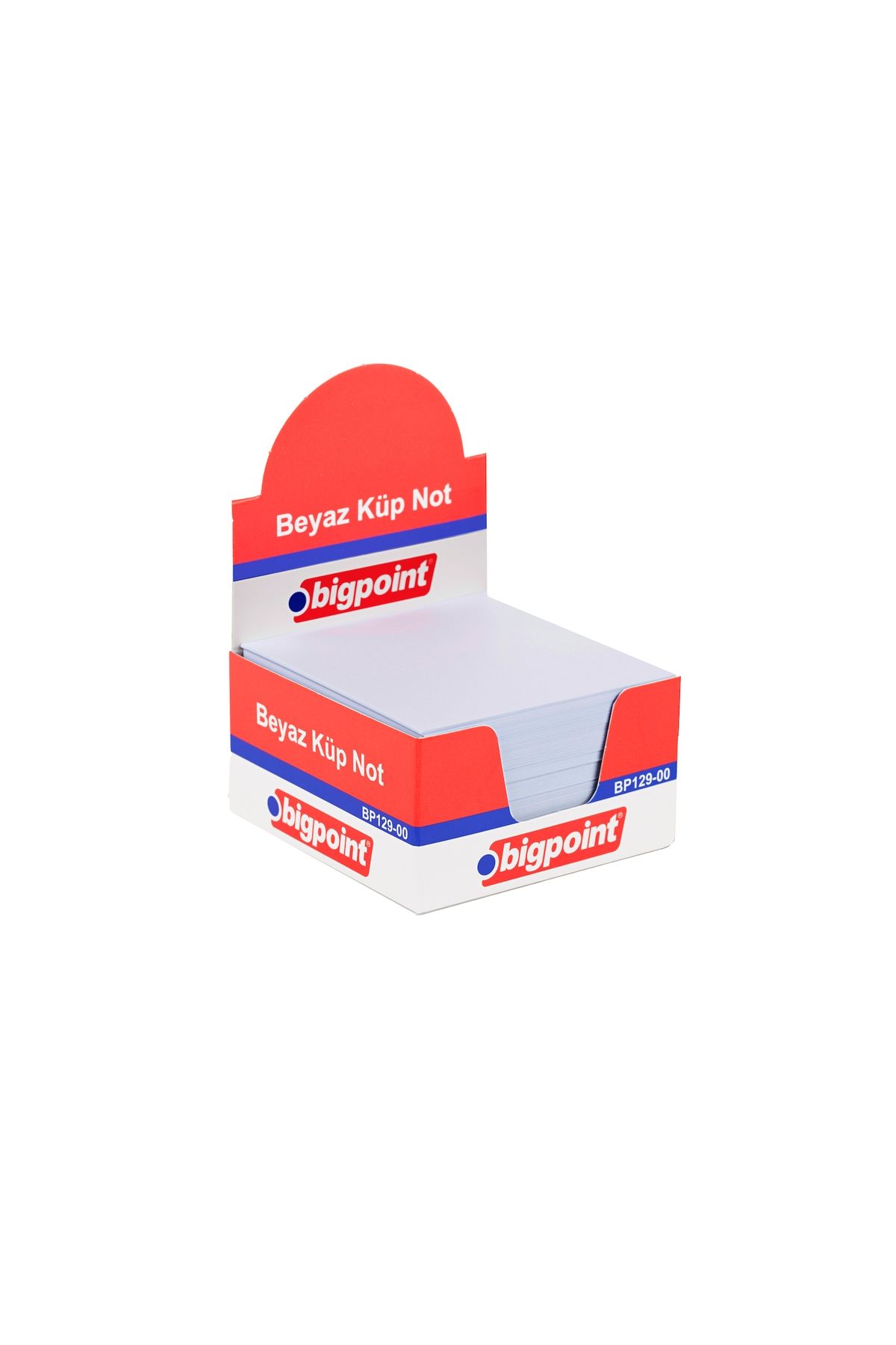 Bigpoint Küp Notluk Beyaz 8x8cm 12'li Şirink