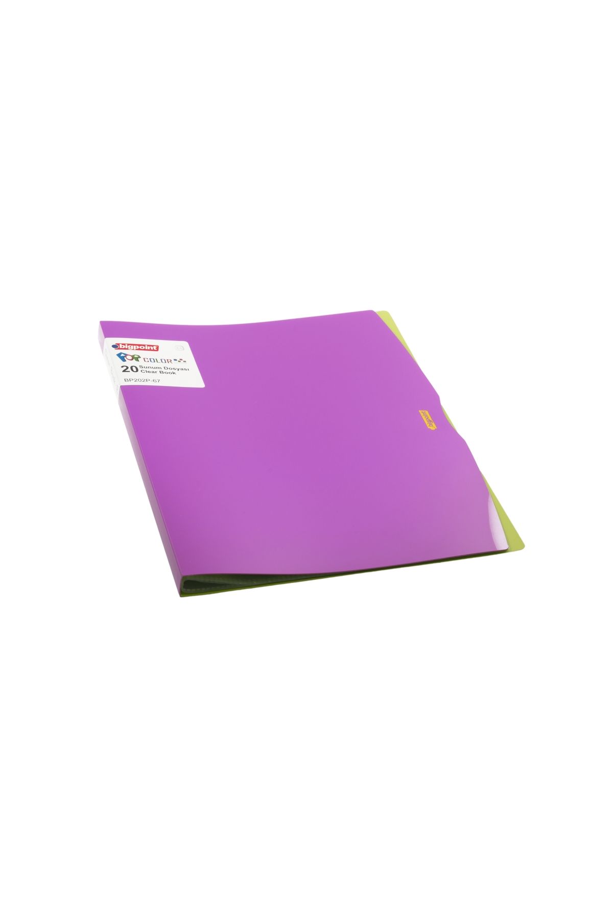 Bigpoint Pop Serisi Sunum Dosyası 20'li Mor-Yeşil