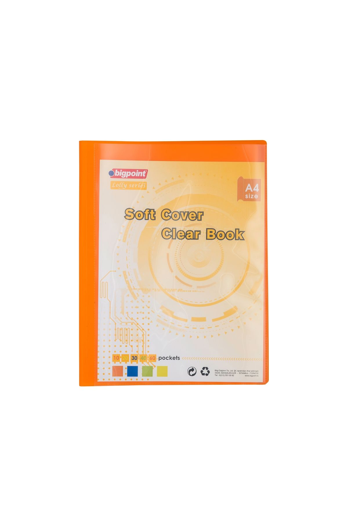 Bigpoint Lolly Serisi Soft Sunum Dosyası Cepli 30'lu Turuncu