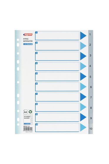 Bigpoint PP Seperatör 1-10 Rakamlı 30'lu Kutu