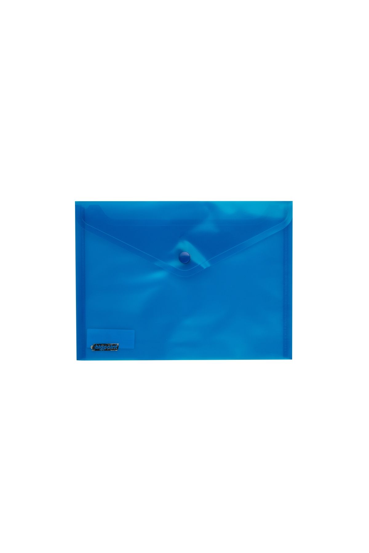Bigpoint Çıtçıtlı Dosya A5 Mavi 12'li Poşet