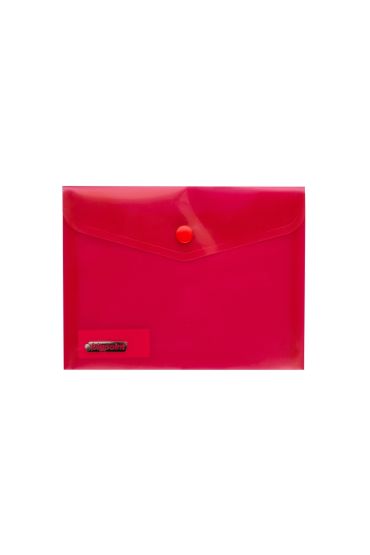 Bigpoint Çıtçıtlı Dosya A6 Kırmızı 12'li Poşet