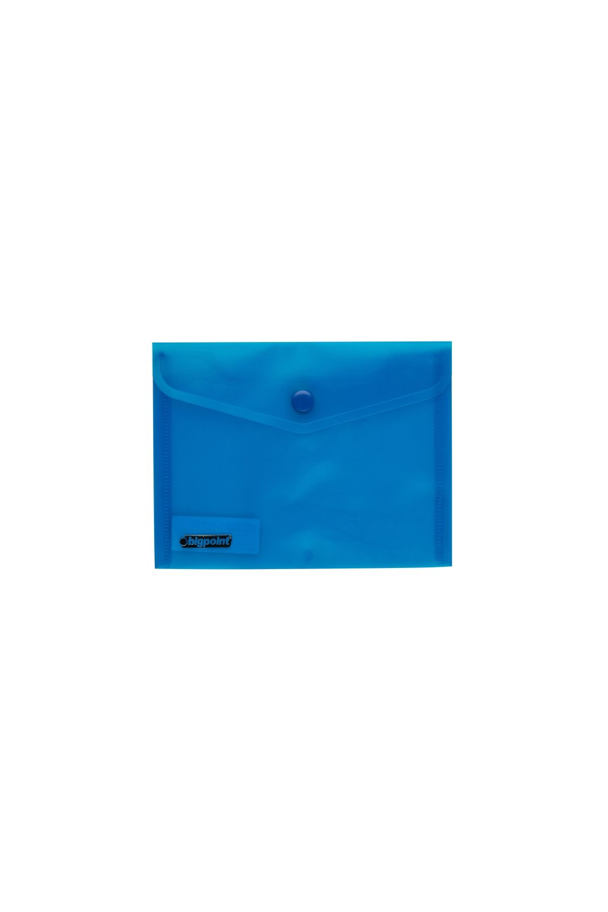 Bigpoint Çıtçıtlı Dosya A6 Mavi 12'li Poşet
