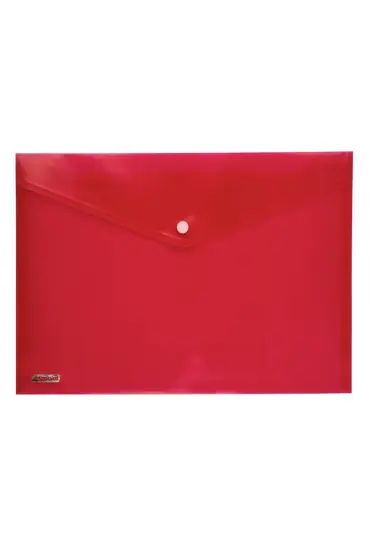 Bigpoint Çıtçıtlı Dosya A4 Kristal Kırmızı 12'li Paket