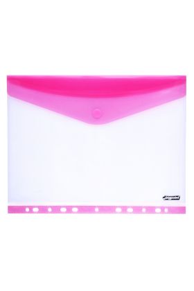 Bigpoint 11 Delikli Yan Cırtlı Dosya A4 Kırmızı 12'li Poşet