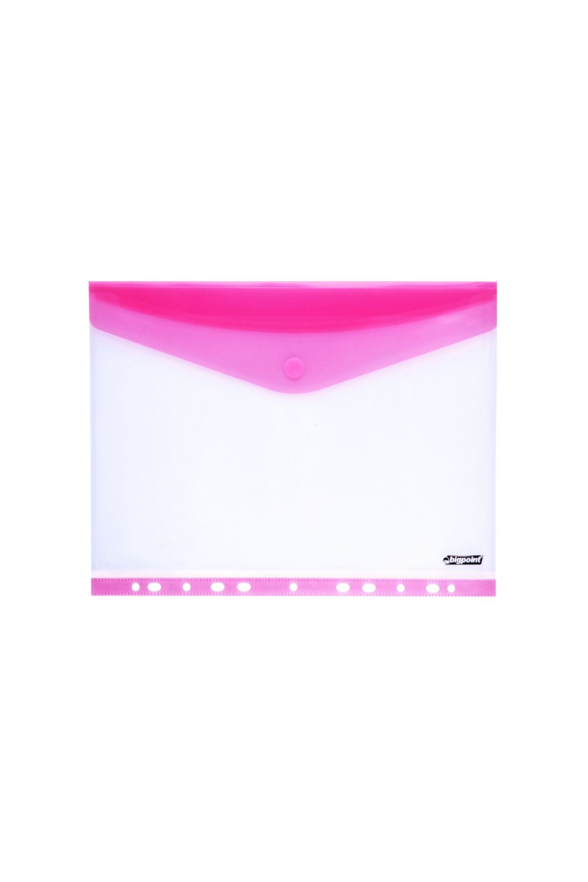 Bigpoint 11 Delikli Yan Cırtlı Dosya A4 Kırmızı 12'li Poşet