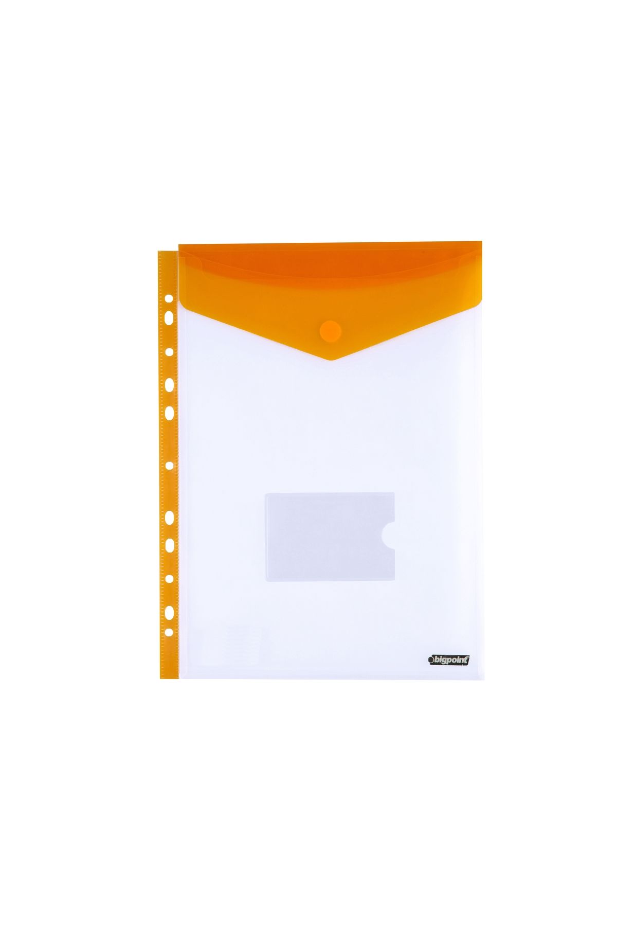 Bigpoint 11 Delikli Dik Cırtlı Dosya A4 Turuncu 12'li Poşet