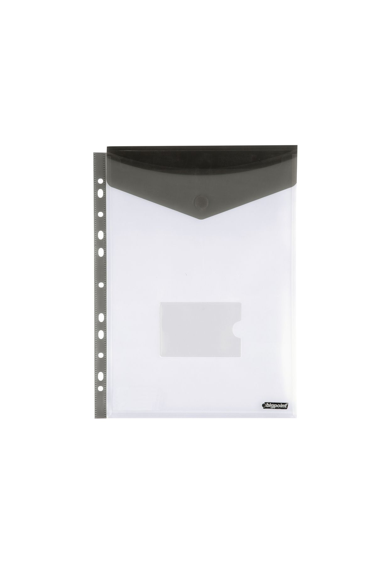 Bigpoint 11 Delikli Dik Cırtlı Dosya A4 Dumanlı 12'li Poşet