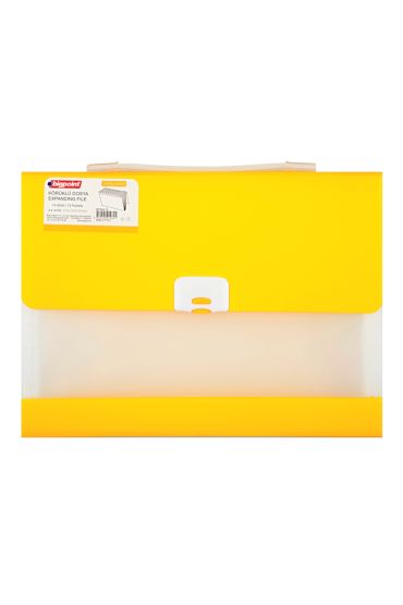 Bigpoint Lolly Serisi Körüklü Dosya 13 Cepli Kilitli A4 Sarı